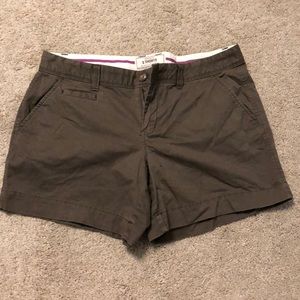 Old Navy 5” Brown Shorts Size 8 Like New